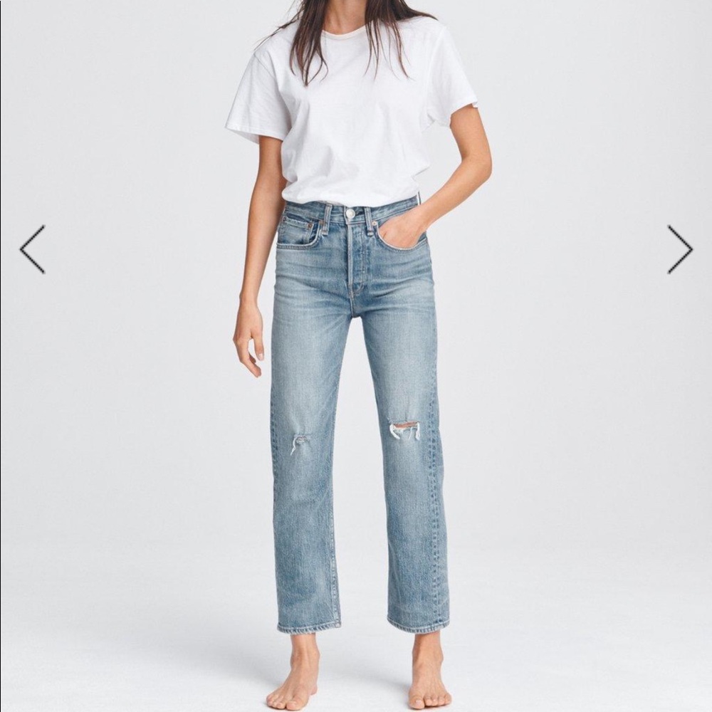 Rag & Bone Maya Hight Rise Ankle Straight